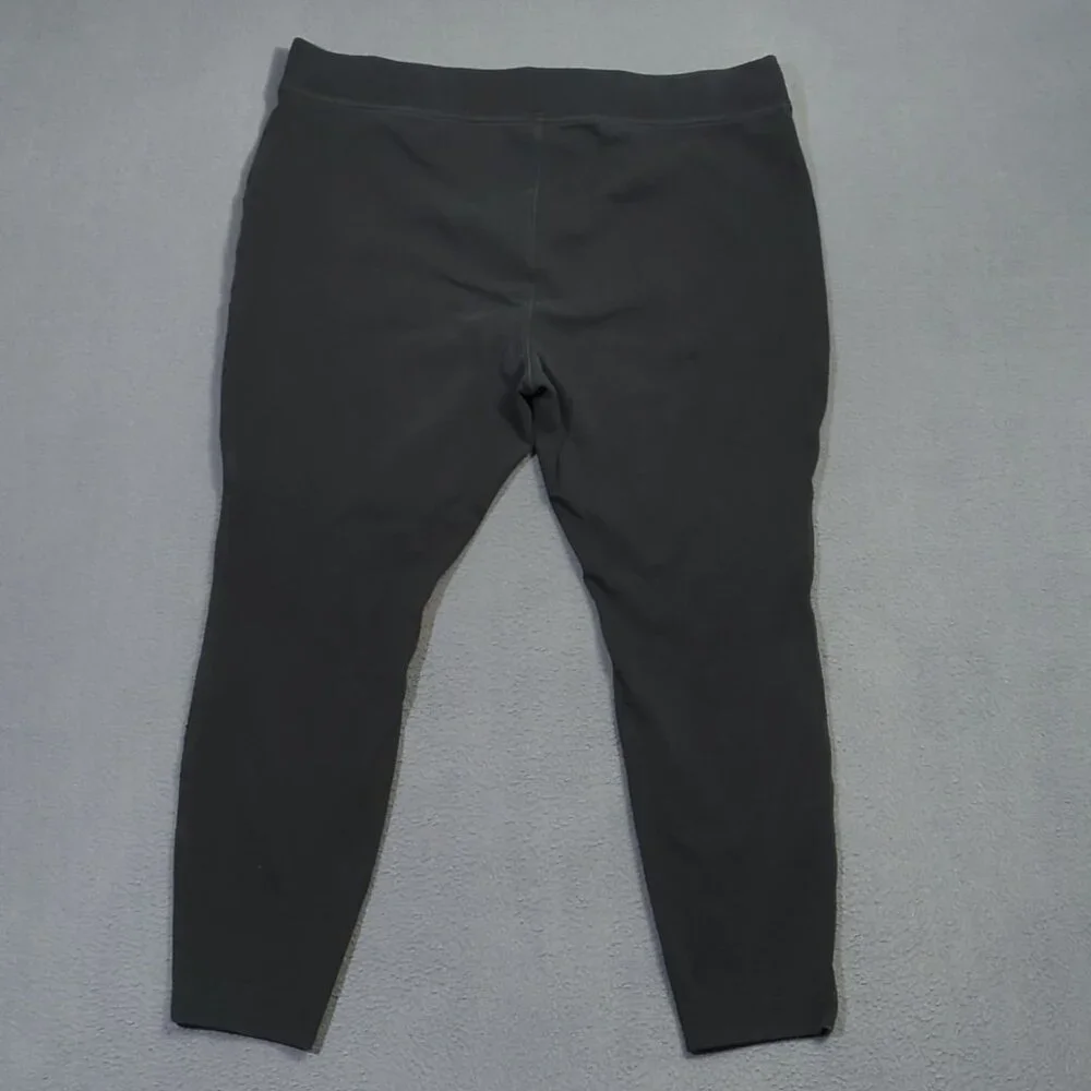 Duluth Trading Co Pants Women's XXL Regular Black NoGA Naturale Cotton Leggings - Picture 2 of 11